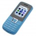 ZTK 2252 Phone Dual Band Dual SIM Card Bluetooth FM Camera 1.8 Inch- Blue