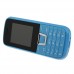 ZTK 2252 Phone Dual Band Dual SIM Card Bluetooth FM Camera 1.8 Inch- Blue