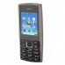 ZTK X2-05 Phone Dual Band Dual SIM Card Bluetooth FM Camera 2.0 Inch- Black