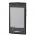 W8 TV Phone Quad Band Dual SIM Card FM Bluetooth Camera 3.2 Inch Touch Screen- Black