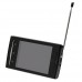 W8 TV Phone Quad Band Dual SIM Card FM Bluetooth Camera 3.2 Inch Touch Screen- Black