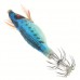 2.0# Wood Fishing Lures Cloth Wrapped Shrimp Shaped With Squid Hook Color Random