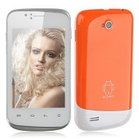 F1658 Smart Phone Android 2.3 SC6820 1.0GHz WiFi 3.5 Inch Capacitive Screen- Orange