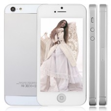 HPhone5 Smart Phone Android 2.3 MTK6515 1.0GHz 4.0 Inch 5.0MP Camera- White