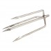 4-Tine Stainless Steel Fish Spear Head Fishing Tool for Fisherman