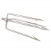 4-Tine Stainless Steel Fish Spear Head Fishing Tool for Fisherman