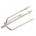 4-Tine Stainless Steel Fish Spear Head Fishing Tool for Fisherman