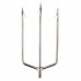 3-Prong Fishing Fish Barbed Stainless Spear Gig Large Size