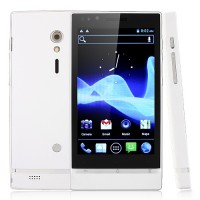 X26+ Smart Phone Android 4.0 MTK6577 Dual Core 3G GPS 8.0MP Camera 4.0 Inch- White