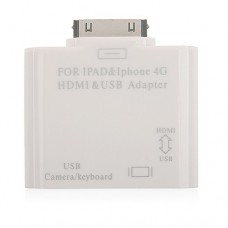 HDMI & USB Adapter For iPad iPhone4 iPod touch4