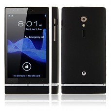 X26+ Smart Phone Android 4.0 MTK6577 Dual Core 3G GPS 8.0MP Camera 4.0 Inch- Black