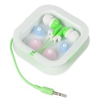 3.5mm Audio In-Ear Earphone Headset -Green