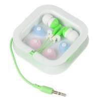 3.5mm Audio In-Ear Earphone Headset -Green