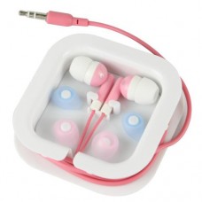 3.5mm Audio In-Ear Earphone Headset -Pink