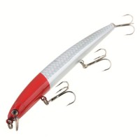 Real-like Long Lip Fish Reflective Fishing Lure Crank Bait with 3 Treble Hooks