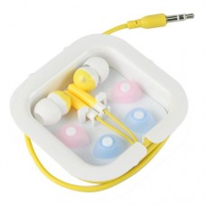 3.5mm Audio In-Ear Earphone Headset -Yellow