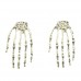 Skeleton Hand Shaped Metal Ear Plug A Pair