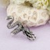 Auspicious Dragon Pattern Retro Style Metal Ring