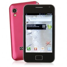 S5830 Smart Phone Android 2.3 OS SC6820 1.0GHz TV WiFi 5.0MP Camera- Red