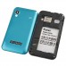S5830 Smart Phone Android 2.3 OS SC6820 1.0GHz TV WiFi 5.0MP Camera- Blue