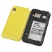 S5830 Smart Phone Android 2.3 OS SC6820 1.0GHz TV WiFi 5.0MP Camera- Yellow