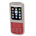 C3782 Dual Band Phone Dual SIM Card TV FM Bluetooth Camera 2.4 Inch- Red