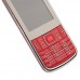 C3782 Dual Band Phone Dual SIM Card TV FM Bluetooth Camera 2.4 Inch- Red