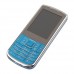 C3782 Dual Band Phone Dual SIM Card TV FM Bluetooth Camera 2.4 Inch- Blue