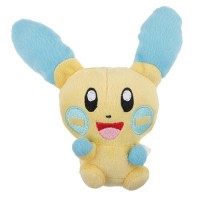 Brand New 6.5'' Pokemon Minun Figure Stuffed Animal Plush Toy