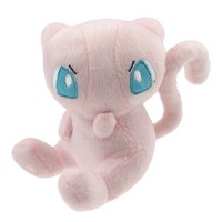 Cute Pokemon Sit Sideways Mew Stuffed Toy Plush Doll