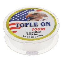 100M Fishing Line 0.205mm Diameter 4.5kg String #1.5