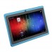 YeahPad A13 Tablet PC 7 Inch Ultra Thin Android 4.0 4GB Camera Blue