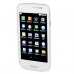 i9300P Quad Band Phone Dual SIM Card WiFi TV FM Bluetooth JAVA 4.0 Inch- White