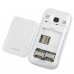 Mini C501 Dual Band Phone Dual SIM Card FM Bluetooth Camera 1.8 Inch- White
