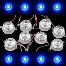 ZY-612  8pcs Blue LED Light Underbody Undercar Decorative Lamp Waterproof Lamps