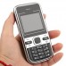 Mini C501 Dual Band Phone Dual SIM Card FM Bluetooth Camera 1.8 Inch- Black