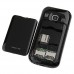 Mini C501 Dual Band Phone Dual SIM Card FM Bluetooth Camera 1.8 Inch- Black