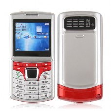 G900 Dual Band Phone Dual SIM Card FM TV Bluetooth Camera 2.0 Inch- Red