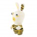 6pcs Cute Funny 3.5'' Bunny Rabbit PVC Toy Set