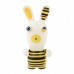 6pcs Cute Funny 3.5'' Bunny Rabbit PVC Toy Set