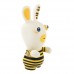 6pcs Cute Funny 3.5'' Bunny Rabbit PVC Toy Set