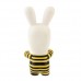 6pcs Cute Funny 3.5'' Bunny Rabbit PVC Toy Set