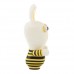 6pcs Cute Funny 3.5'' Bunny Rabbit PVC Toy Set