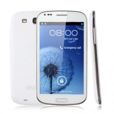 N7000+ Smart Phone Android 4.0 MTK6577 Dual Core 3G GPS TV 5.0 Inch 8.0MP Camera- White