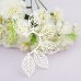 Stylish Exaggerated Hollow Leaves Shape Metal Ear Hung