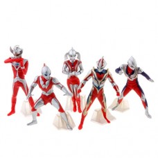 5pcs Cool Ultraman Action Figure Toy Set