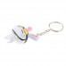 7pcs Lovely 2 inch Love Rabbit Plastic Keychain