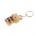 5pcs Fashionable Adorable Rilakkuma Plastic Keychain 4.5cm