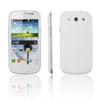 i9300 Smart Phone Android 2.3 SC6820 1.0GHz WiFi TV 4.3 Inch 3.0MP Camera- White