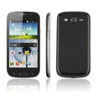 i9300 Smart Phone Android 2.3 SC6820 1.0GHz WiFi TV 4.3 Inch 3.0MP Camera- Black